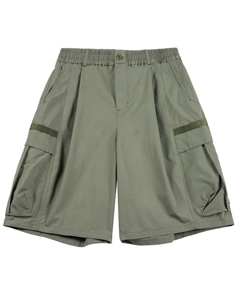 WIDE LOOSE CARGO SHORTS / 4COLORS