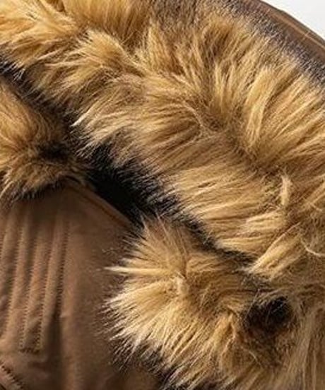 Down Parka with Removable Fur Collar