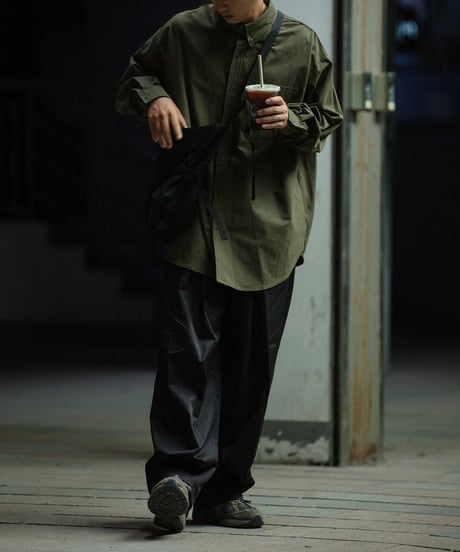Clear Oxford Wide Button-down Shirt / 6color