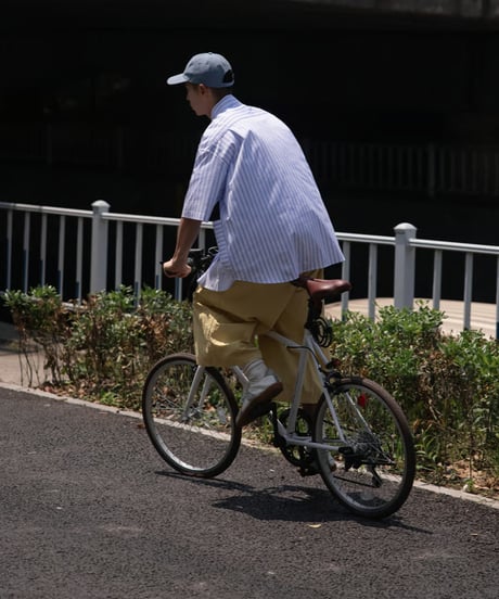STRIPE MULTI-POCKET SHIRT / 3COLORS