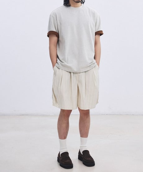Clean Stripe Easy Short Pants