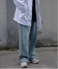 WIDE FIT STRAIGHT DENIM / 2COLORS