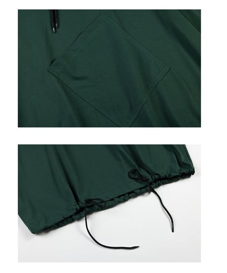 Cord Design 1POC Wide Silhouette T-Shirt