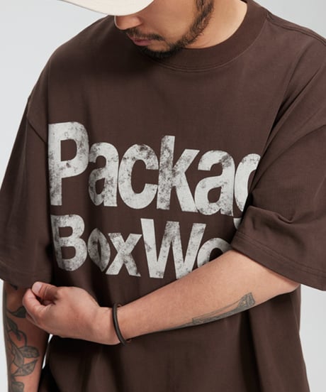 PACKAGE BOX WORLD TEE / 3COLORS