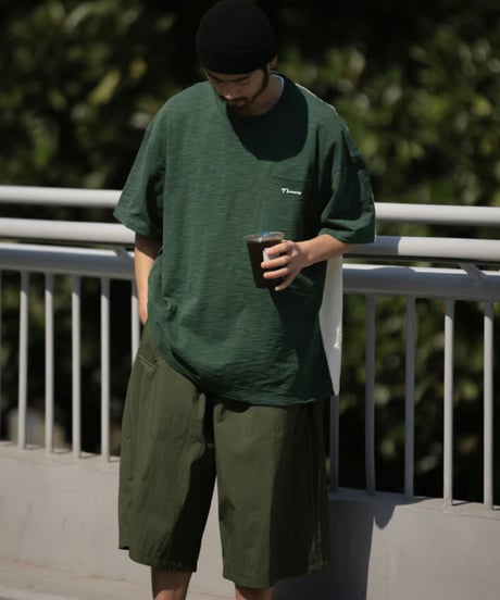 BICOLOR OVERSIZE TEE / 2COLORS