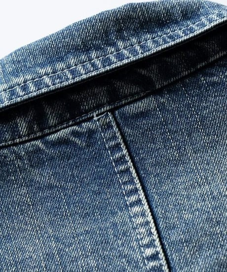 Vintage Multi-Pocket Denim Jacket