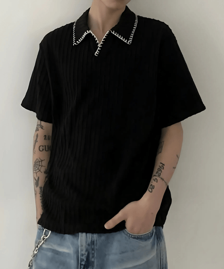 Retro Casual Polo T-Shirt