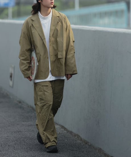 LOOSE FIT EASY CARGO PANTS / 3COLORS