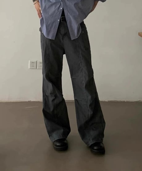Vintage Multi-Pocket Work Pants