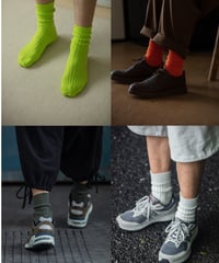 COLOR RIB SOCKS / 6COLORS