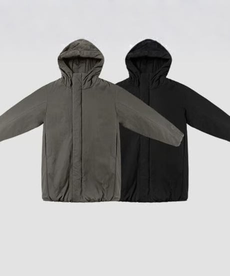 Thick Cotton Hooded Cort Jacket / 2color