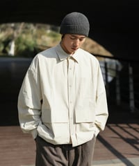 SNAP BUTTON MULTI-POCKET SHIRT / 2COLORS