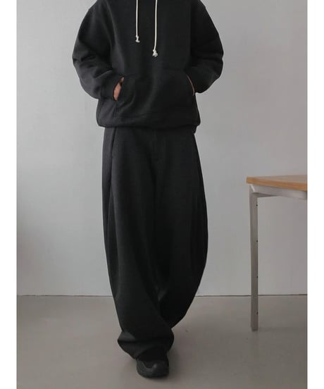 Heavyweight Draped Sweatpants / 2color