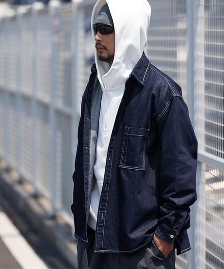 Retro Denim Shirt Jacket