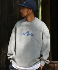 OVERSIZED MOUNTAIN PRINT SWEATSHIRT / 4COLORS