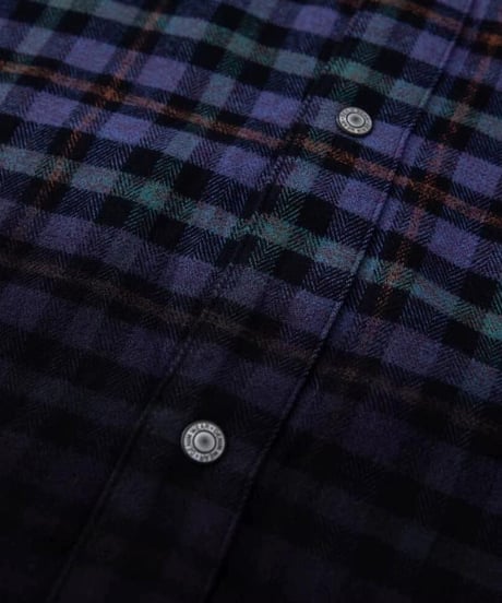 Vintage Gradient Plaid Shirt