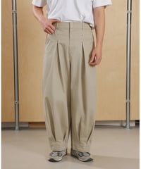 Over Pleats Easy Wide Pants / 2colors