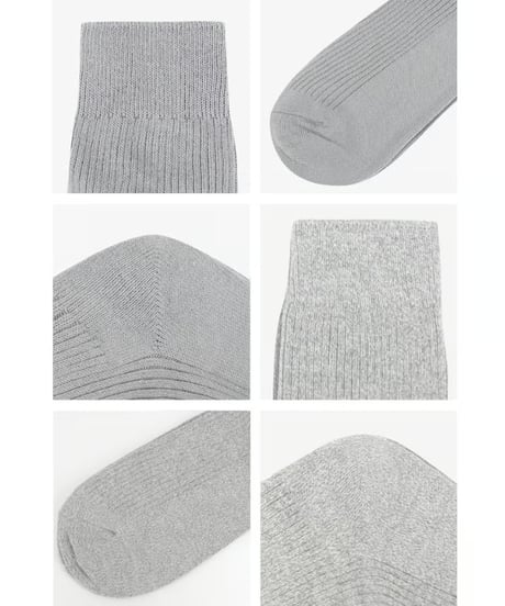 BASIC COLOR RIB SOCKS / 7COLORS