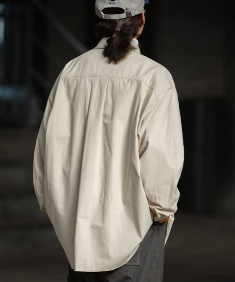 Clear Oxford Wide Button-down Shirt / 6color