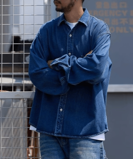 Retro Denim Shirt Jacket