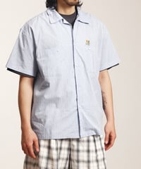 Sunflower Embro Clean Stripe Shirt  / 2color