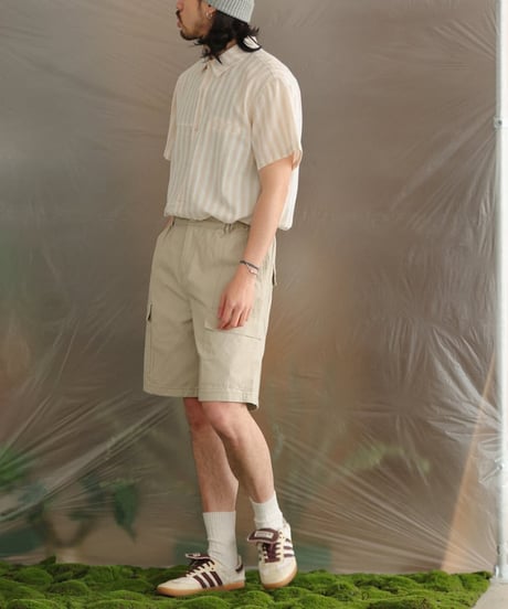 Thick and Thin Stripe Wide Silhouette Shirt