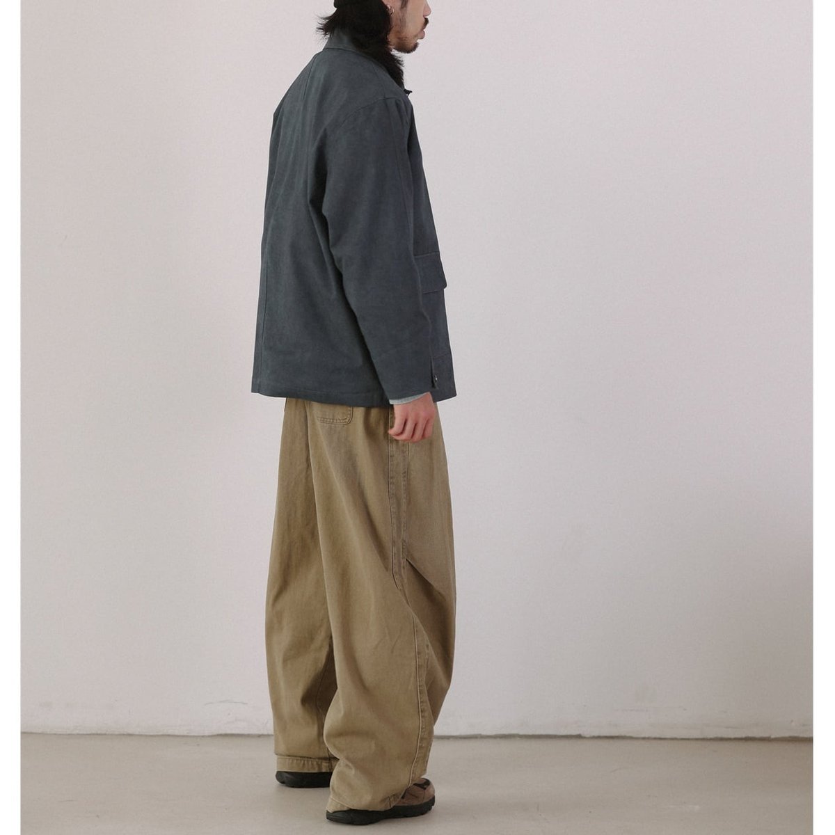 パンツ WIDE TUCK WORK PANTS Stitch Tuck Wide Work Pants / 2color | keels