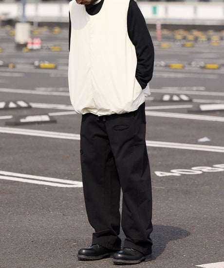 Damage Black Sweat Pants
