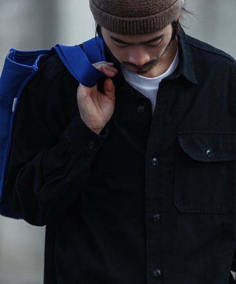 REGULAR COLLAR LONG SLEEVE SHIRT / 3COLORS