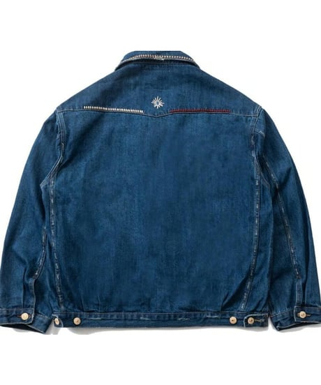 Vintage Denim Jacket with Embroidery
