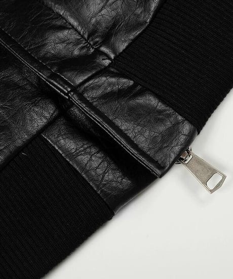 Leather Over Blouson