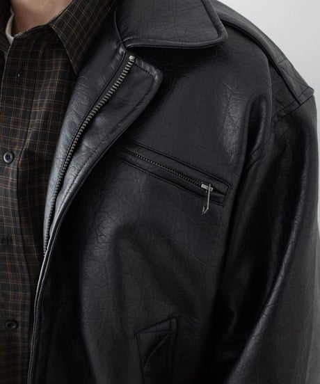 Leather Over Blouson
