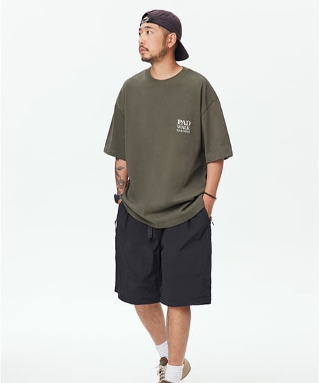 LETTER BACK PRINTED LOOSE TEE / 3COLORS