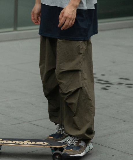 PARACHUTE NYLON PANTS / 2COLORS