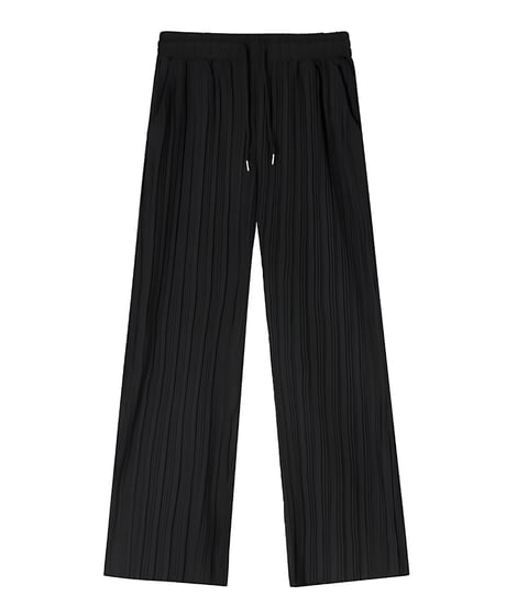 Relaxed-Fit Pleated Pants  / 2color