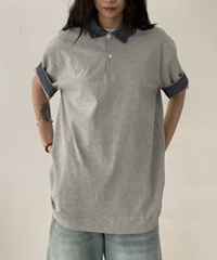 Retro Plaid Polo T-Shirt