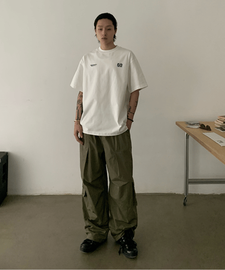 UPWARD WALK Oversized Graphic T-Shirt / 2COLORS