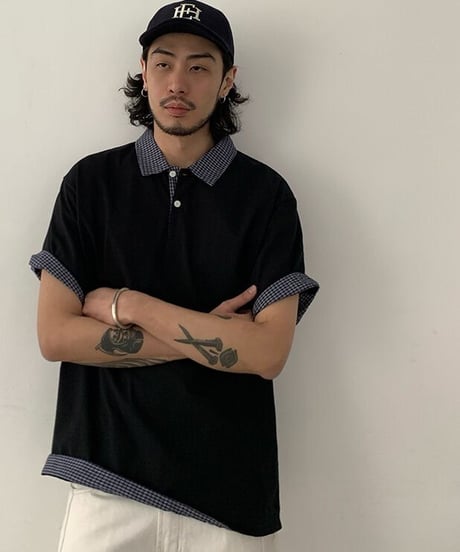Retro Plaid Polo T-Shirt