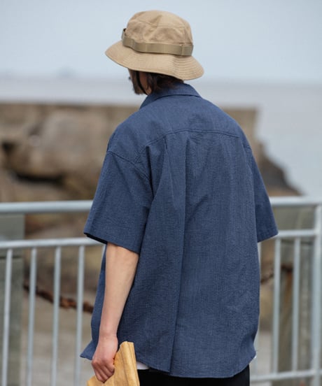BASIC LOOSE FIT STRIPE S/S SHIRT