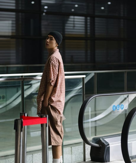 RELAXED CHECK SHIRT / 2COLOR