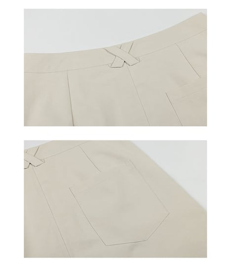 Clear Baker Wide Short Pants