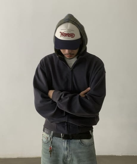 Retro Plaid Hooded Sweatshirt