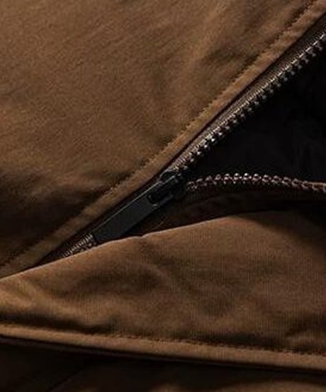 Down Parka with Removable Fur Collar