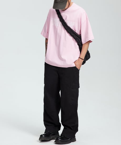 BASIC WASHED CARGO CHINO PANTS / 2COLORS
