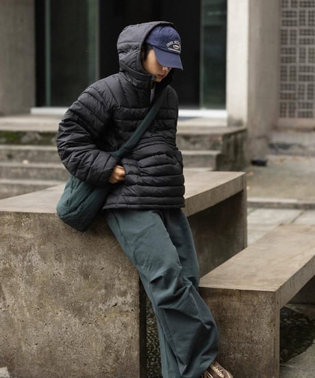 High-Neck Pullover Down Jacket