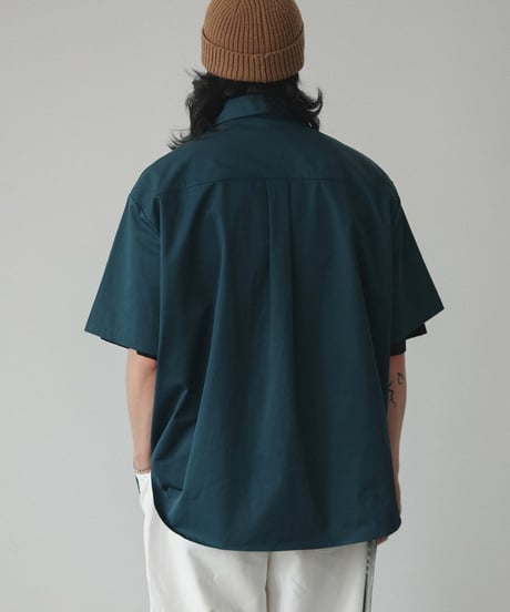 Open Collar 4-Pocket Drape Shirt / 3color