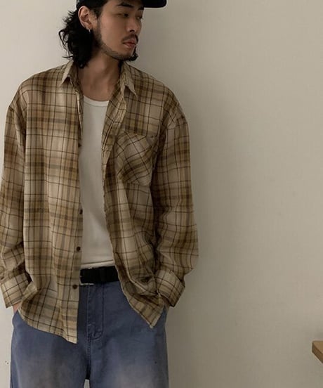 Retro Plaid Casual Shirt L/S