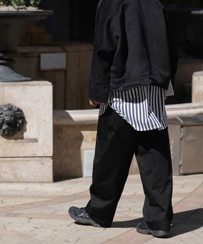 Wide Straight Tuck Easy Pants / 3color | keels