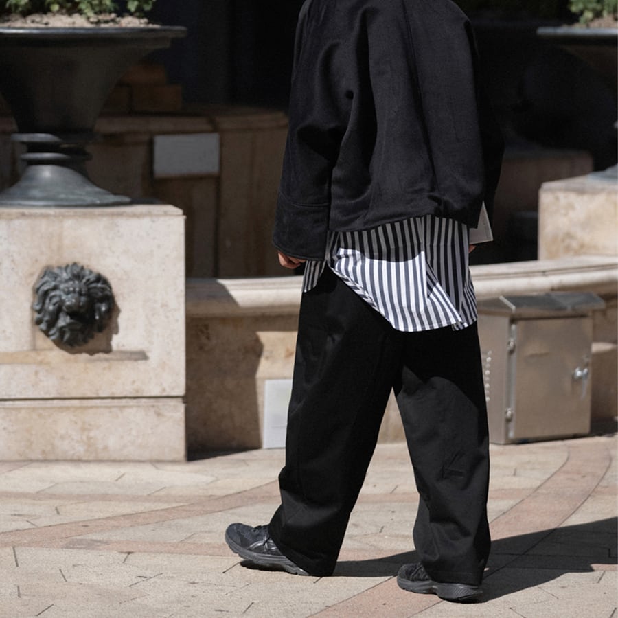 Wide Straight Tuck Easy Pants / 3color | keels