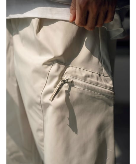 Wide Tapered Tech Cargo Pants / 3color